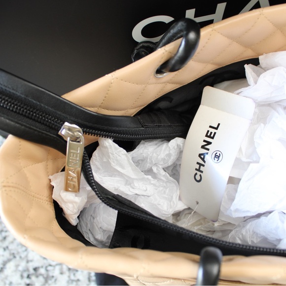 💎NEVER USED💎VINTAGE CHANEL CAMBON TOTE - Picture 7 of 10